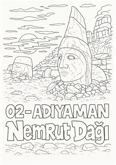 Herkes İçin 81 İl Boyama Kitap Seti 2 Kitap Her İlin En Meşhur Y