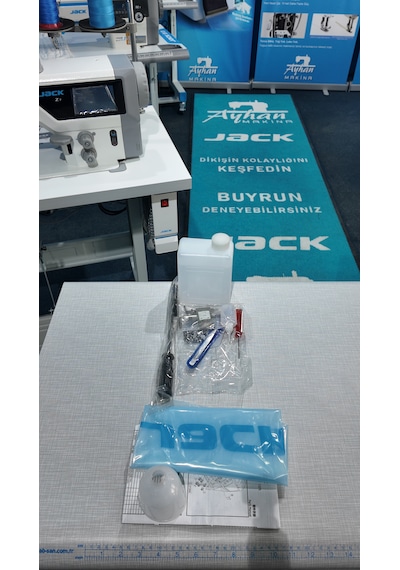 Jack C4-4 İplik Full Otomatik Overlok Makinası 7000 Devir, Konuşan Paket Yok