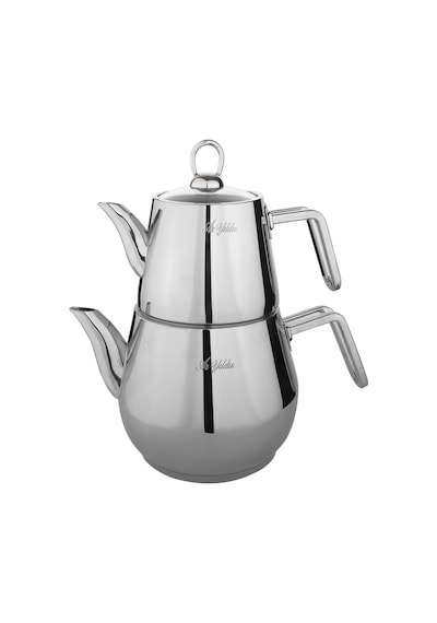 Aryıldız Solid Büyük Boy Çaydanlık Takımı 2 Litre Çelik