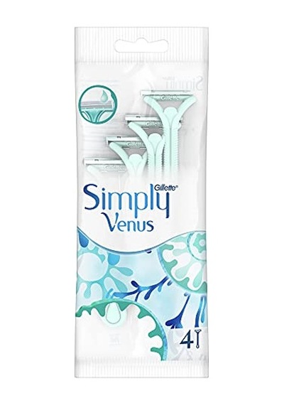 Gillette Venus Simply Venus 2 Kullan At Kadın Tıraş Bıçağı 4'lü