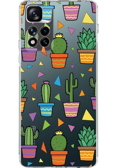Xiaomi Redmi Note 11 Pro Plus 5g İle Uyumlu Water Color 4 Kamera Korumalı Şeffaf Kılıf Şeffaf