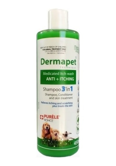 Purele Dermapet Kedi Köpek Şampuanı 3in1 Plus 450 ml