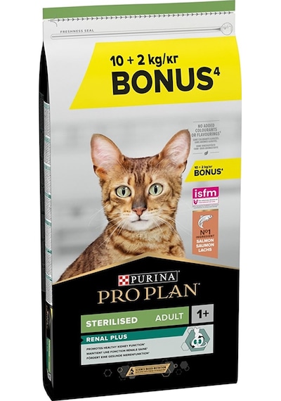 Pro Plan Sterilised Somonlu Kısırlaştırılmış Yetişkin Kedi Maması 10 + 2 KG
