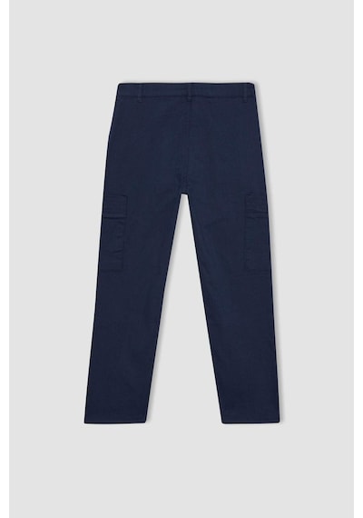 Defacto Erkek Çocuk Kargo Fit Standart Paça Twill Pantolon A4936a823wnnv256 Lacivert
