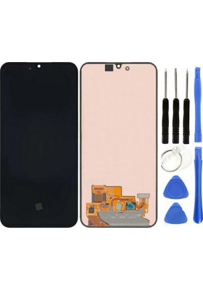 Te Samsung A34 5g A346f Uyumlu Lcd Ekran Siyah + Tamir Seti