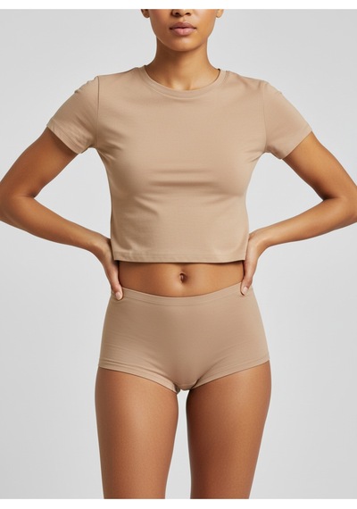 Auw Kadın Lastiksiz Pamuklu Modal Basic Boyshort 6'lı - Softfit Çok Renkli Auw Kadın Lastiksiz Pamuklu Modal Basic Boyshort 6'lı - Softfit Çok Renkli