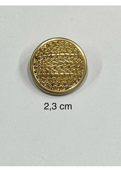 Metal Düğme/trençkot Ceket Boyu/ 6 Lı Set/2,3 Cm/jx23/mat Gold