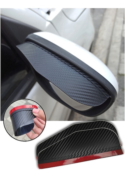 Citroen Grubu Carbon Kapı Eşiği + Ayna Yağmur Koruyucu (552748848)