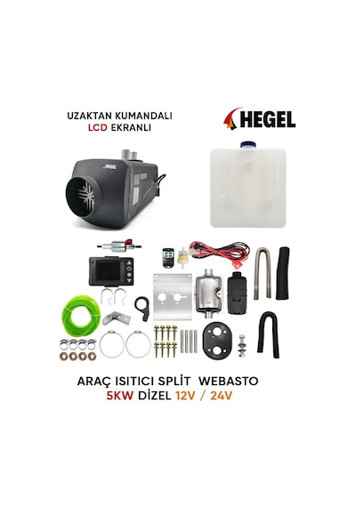 Hegel Araç Isıtıcı Split Webasto 5kw Dizel 24v