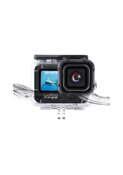 Gopro Hero 9-10-11-12 Black Aksesuar Seti-Su Geçirmez Kılıf-Temperli Cam-Çanta-Silikon Kılıf