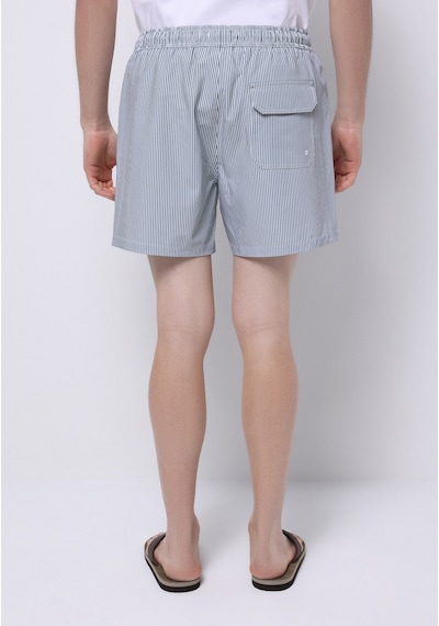 Colin's Colins Slim Fit Çizgili Erkek Yeşil Deniz Şortu Cl1072291 Q1.v1 Kha Haki