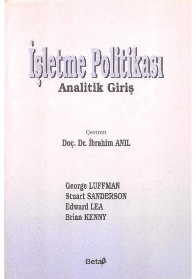 İşletme Politikası Analitik Giriş - George Luffman - Stuart Sanderson