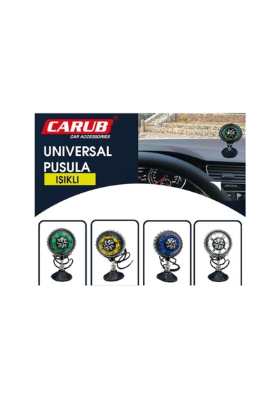 Işıklı Pusula Büyük Vantuzlu Renkli