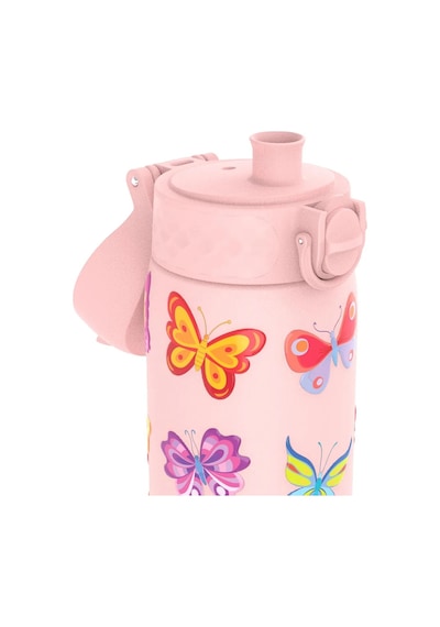 Ion8 - Paslanmaz Çelik İnce Suluk - Kelebek - 600 Ml - Sızdırmaz Çok Renkli