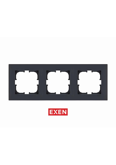 Exen Karell Füme Üçlü Çerçeve Çerçeve