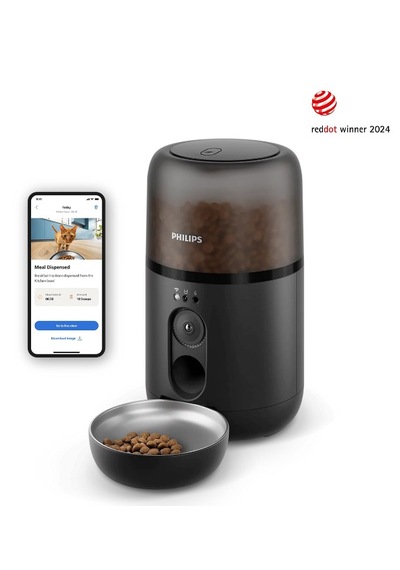 Philips Kameralı Akıllı Mama Kabı, Çift Yönlü Ses, Uzaktan Kontrol, Mama Seviyesi Takibi, Paw5320/02
