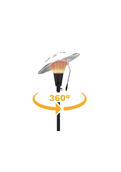 Aygaz 360 Isı Odağı Dış Mekan Isıtıcı 13 Kw, Lpg Li, Tekerlekli, Ayarlanabilir Isı