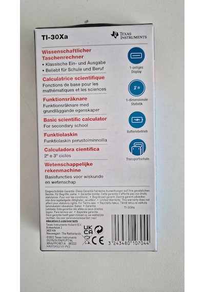 Texas Instruments Tı30xa Bilimsel Hesap Makinesi Genel