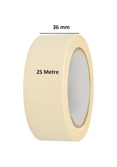 Tify 2 Adet Maskeleme Bandı Bandı 36mm X 25m Kağıt Bant Sku: Smg8690010380203