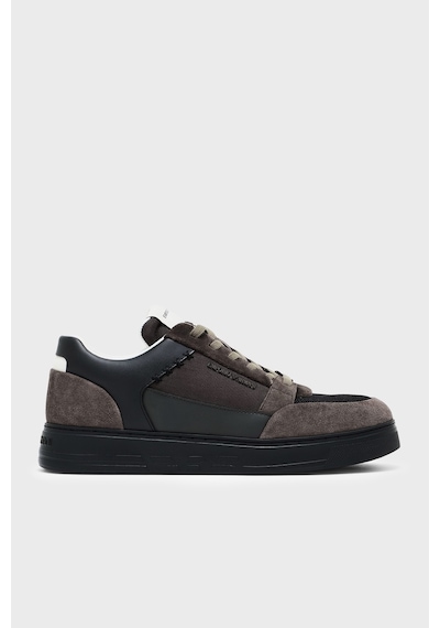 Emporio Armani Süet Detaylı Sneaker Ayakkabı Erkek Ayakkabı Em004836 Af23155 M6489 Kahve-siyah Emporio Armani Süet Detaylı Sneaker Ayakkabı Erkek Ayakkabı Em004836 Af23155 M6489 Kahve-siyah