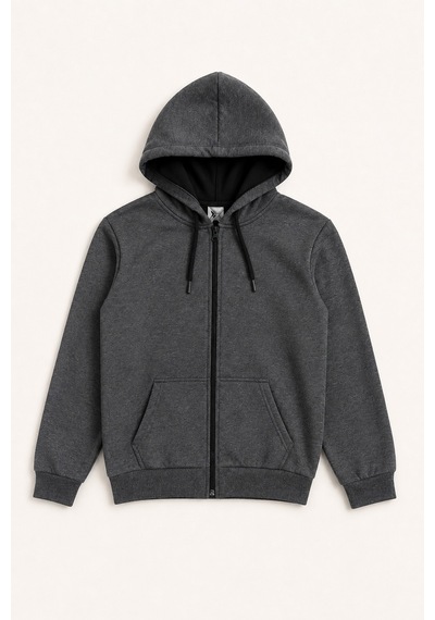 Beniizle Kapüşonlu Unisex Çocuk Eşofman Takımı Antrasit