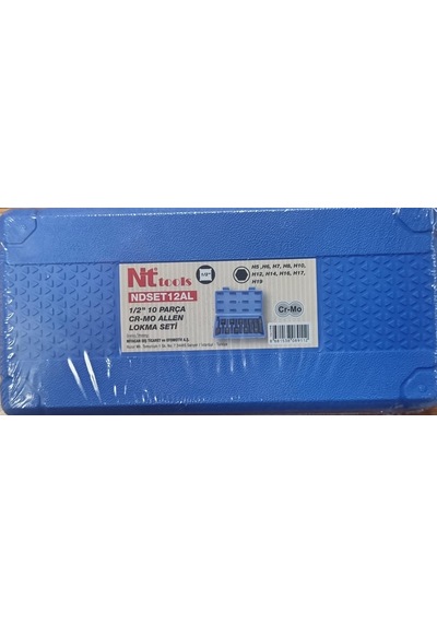 Nt Tools Ndset12al 1/2" Cr-mo Allen Lokma Seti 10 Parça