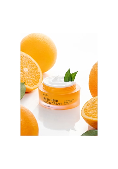 NACIFIC Fresh Herb Origin Cream 50 ml , Bitki Özleri + Nem Bariyeri Desteği , Canlandırıcı Nemlendirici