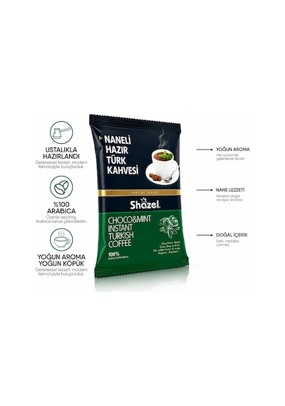 Shazel Naneli Türk Kahvesi 100 Gr 6'lı Paket