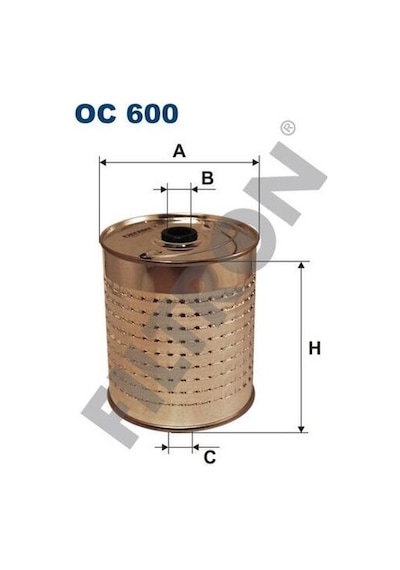 Filtron Oc600 Yağ Filtresi Mercedes 8 W114 W115 200 D 55hp 01 68 01 77 E110md02