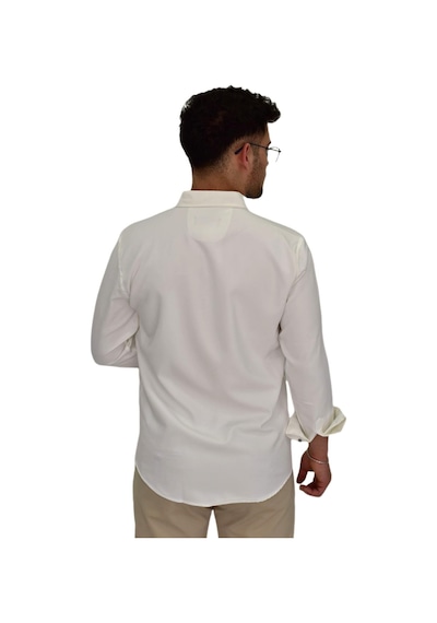 Erkek Spor Silim Fit Uzun Kol Gömlek G5019 Bgl-st04493 Ekru