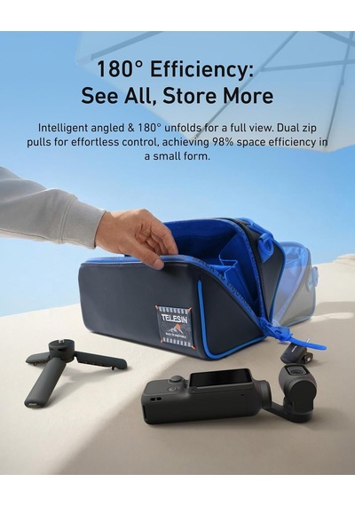 Osmo Pocket 4/3 İçin Taşıma Çantası, Disadv Multi-functional Storage Bag For Osmo Pocket 4/3, Insta360, Gopro, Djı Osmo Serisi Kameralar İle Uyumlu