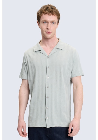 Hatemoğlu Yeşil Regular Fit Apaş Yaka 100% Pamuk Casual Gömlek