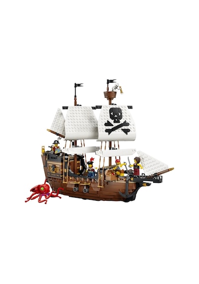LEGO® Creator 3’ü 1 Arada İkonik Korsan Gemisi 31387 - 9+ Yaş için Kale veya İki Gemi Olabilen Oyuncak Yapım Seti (1074 Parça)