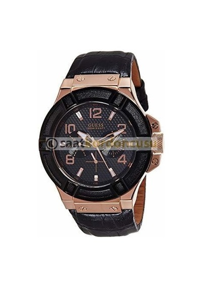 Guess W0040g5 Uyumlu Siyah Deri Kordon