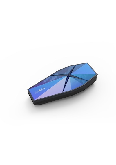 Asmax F1 Pro Mesh Ve Sesli Komut İnterkom Shiny Blue