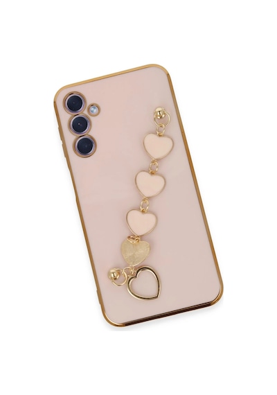 Uray Store Samsung Galaxy Uyumlu  A24 4g Kılıf Esila Silikon - Pudra