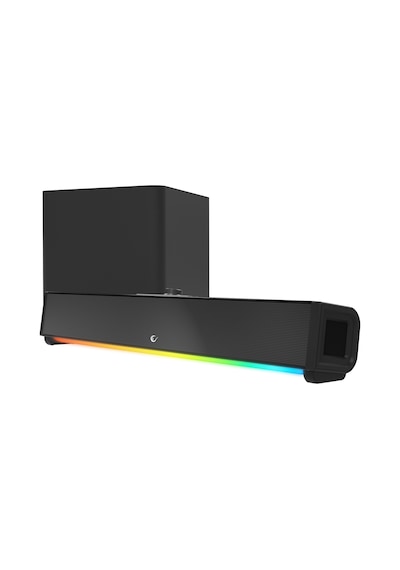 Rampage Rm-1 Soundwave Plus Siyah Total 64w 16v/4.06a Bt+usb+aux+tf Kartlı Gaming Soundbar Speaker