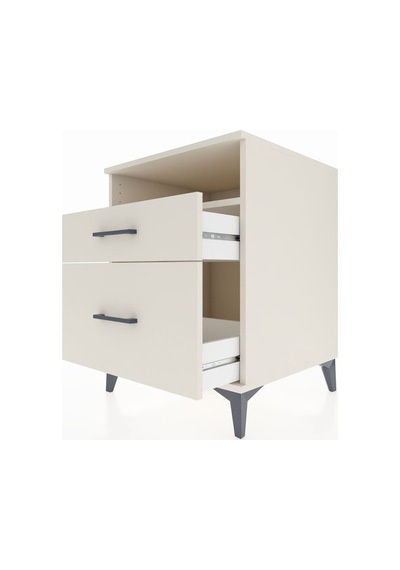 Kronos Komodin Tek Raflı 2 Çekmeceli 60x59x80 Aytaşı-aytaşı Aytaşı