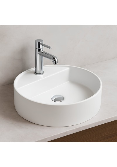 Newarc Newart Batarya Delikli Tezgah Üstü Lavabo
