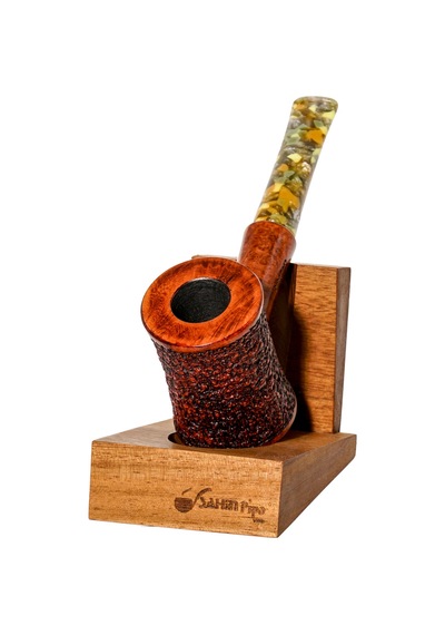 Şahin Outdoor 6 Yıldız 9mm. Filtreli Akrilik Saplı Pipo 260004