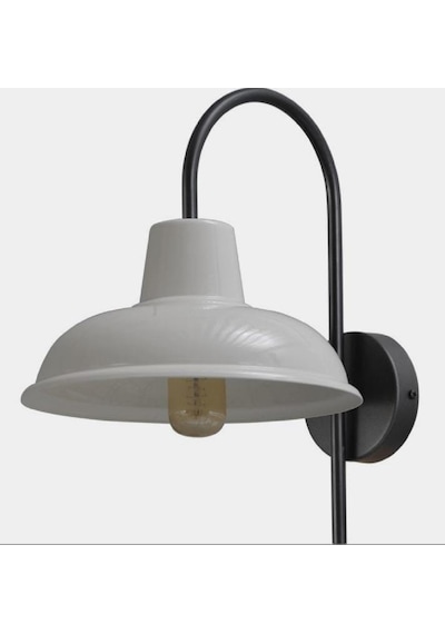 Mylights Metal Kuğu Aplik Modern Spor Duvar Lambası Endustiriyel Aplik Beyaz