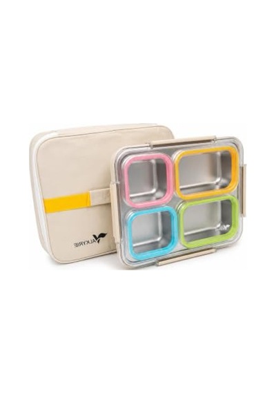 1.5 Litre Kapasiteye Sahip 4 Bölmeli Lunch Box, Sızdırmaz Yemek Kabı İle Pratik