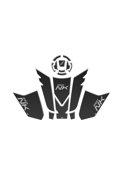 Cf Moto 250nk Runarte Siyah Yeni Kasa Tank Pad Set Sticker Model