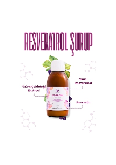 Vitisfera Resveratrol Şurup Orman Meyveleri Aromalı 150  ML