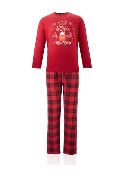 Gsstore Galatasaray Erkek Yeni Yıl Pijama Takım E242256 Kırmızı Gsstore Galatasaray Erkek Yeni Yıl Pijama Takım E242256 Kırmızı