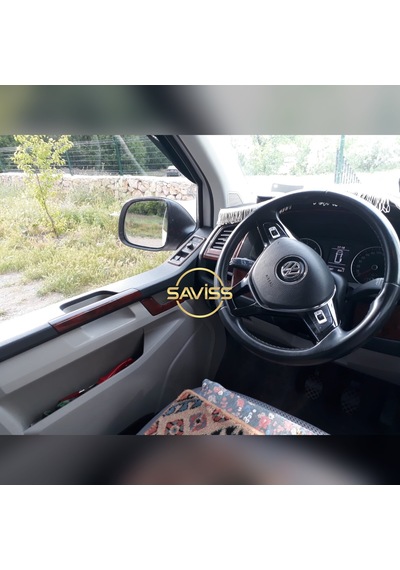 Volkswagen Transporter T7 Maun Gül desen Full Set,Torpido Maun Kaplama (Gül desenli maun)