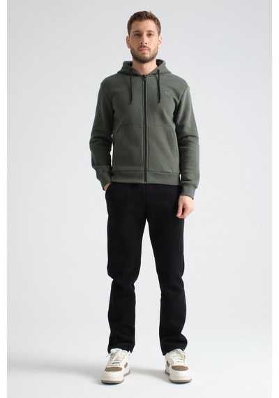 Shooter Sportswear Shooter Erkek Kışlık Eşofman Takımı Luxe Regular Kapüşonlu Füme