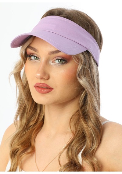 Uv Koruyuculu Unisex Siperlikli Lia Şapka Lila