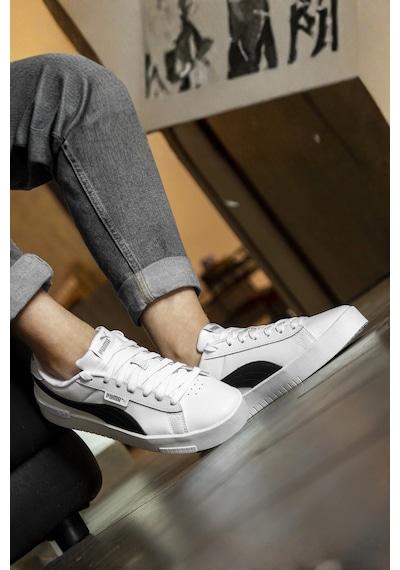 Puma Jada Renew Kadın Spor Ayakkabı Sneaker Hakiki & Suni Deri Beyaz/siyah