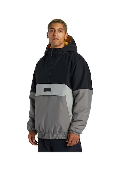 Dc Nexus Reversible Anorak Erkek Siyah Snowboard Ceketi Erkek Snowboard Ceketi Adytj03066